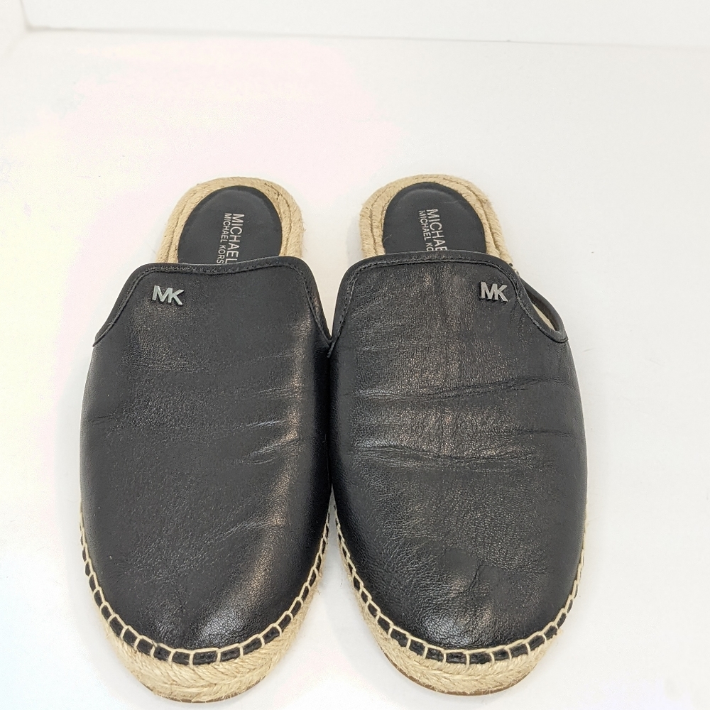 Michael kors leather espidrille sliders - Picture 8 of 16